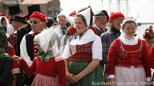 Image of Danish folk dancers