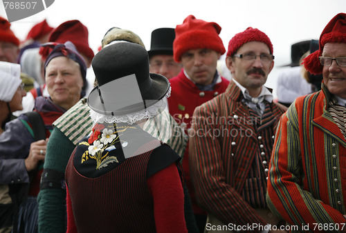 Image of Danish folk dancers