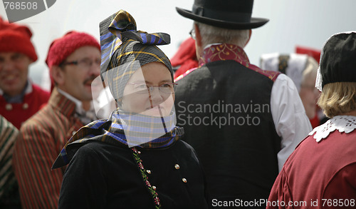 Image of Danish folk dancers