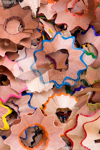 Image of Multicolor shavings