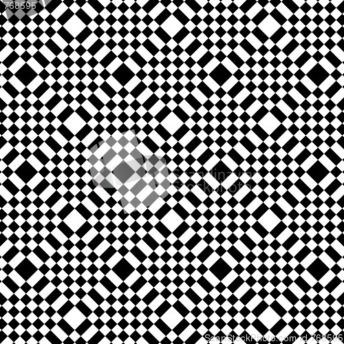 Image of Abstract black and white tiles