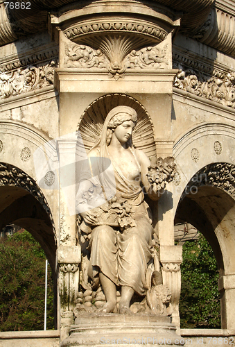 Image of sculpture of flora fountain,mumbai