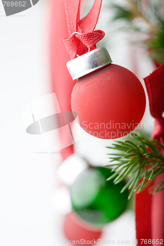 Image of Christmas baubles