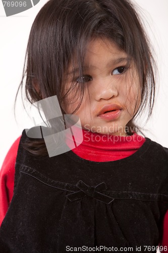 Image of Cute adorable 2-year old toddler girl