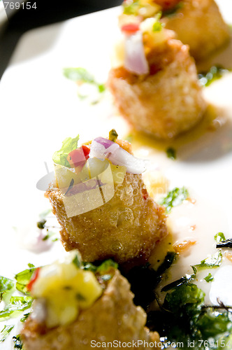 Image of thai crab cakes appetizer