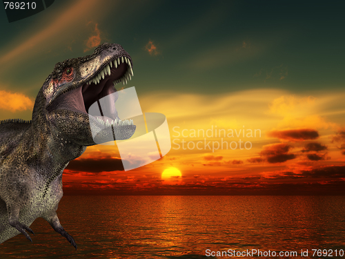 Image of T Rex Sunrise