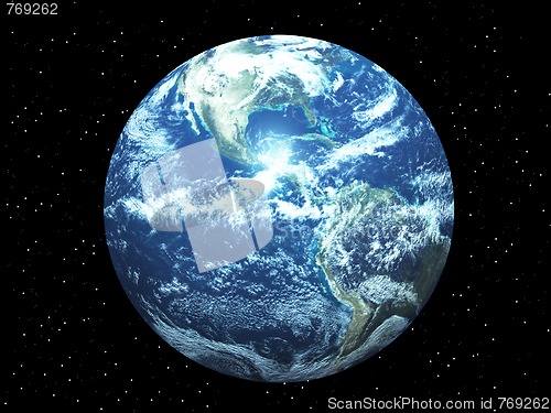 Image of Earth In Space
