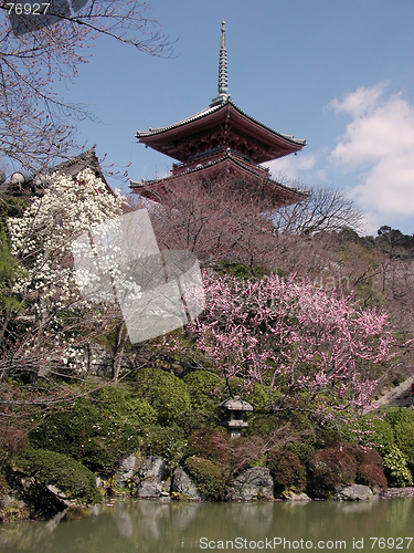 Image of Kyomizudera-early spring