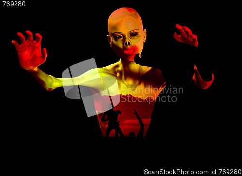Image of Abstract Zombie Scene