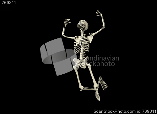 Image of Skeleton Jumping 