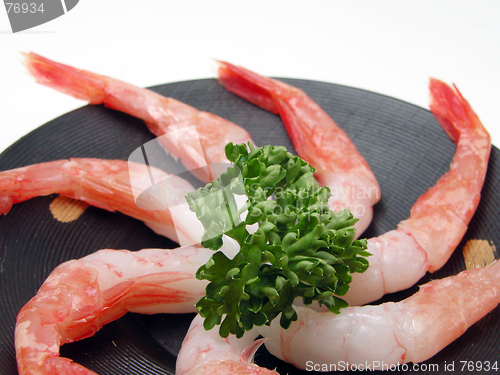 Image of Shrimp sashimi close-up