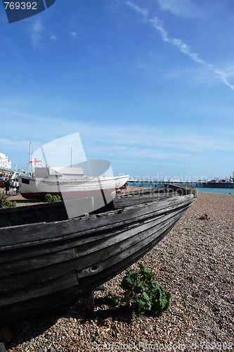 Image of Old Boat In Brighton