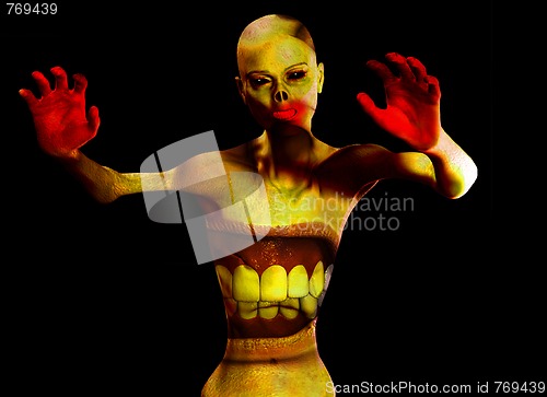 Image of Abstract Zombie Scene