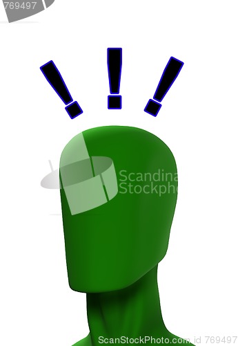 Image of Exclamation Mark Head