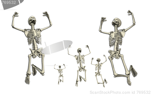 Image of Jumping Skeletons