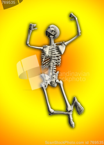 Image of Skeleton Jumping 