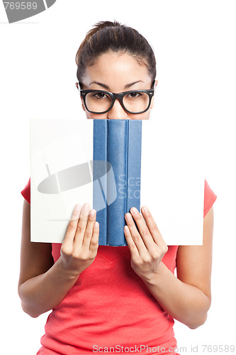 Image of Beautiful college student
