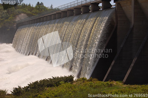 Image of Dam waterfall