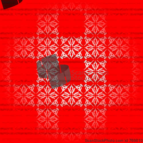 Image of red square gradient