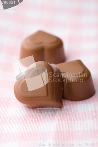 Image of Heart shape chocolate