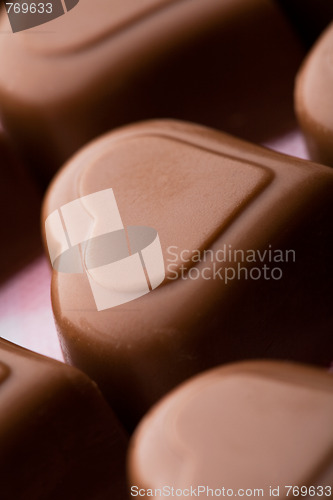 Image of Heart shape chocolate