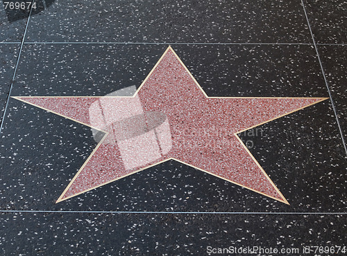 Image of Hollywood star