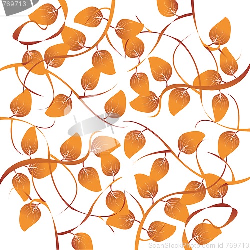 Image of autumn leaves illustration