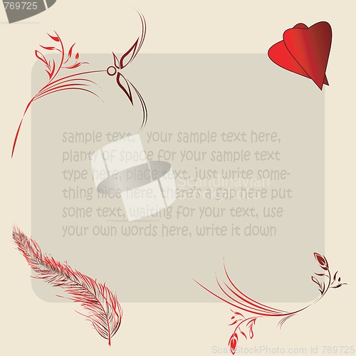 Image of sample text card