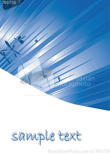 Image of Abstract winter card