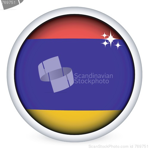 Image of Armenian flag button