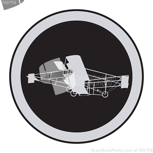 Image of Emblem of an vintage plane 2