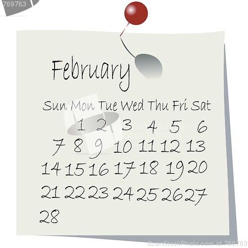 Image of Desktop calendar for 2010