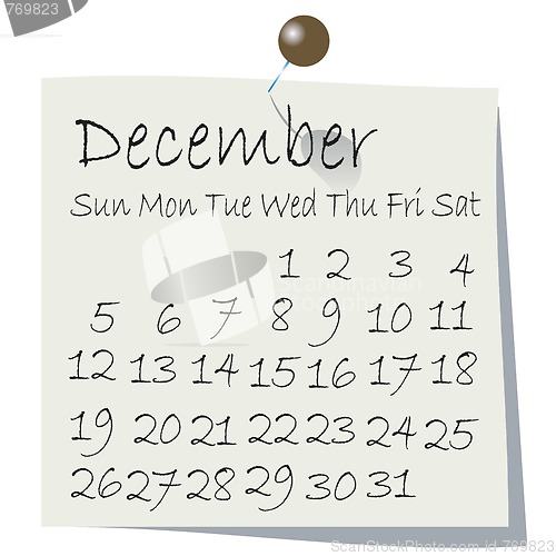 Image of Desktop calendar for 2010