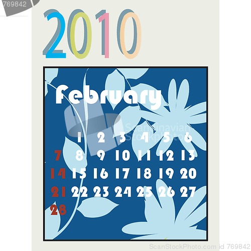 Image of 2010 calendar