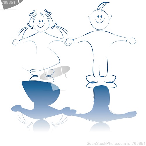 Image of Boy and girl