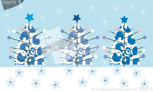 Image of Christmas tree background
