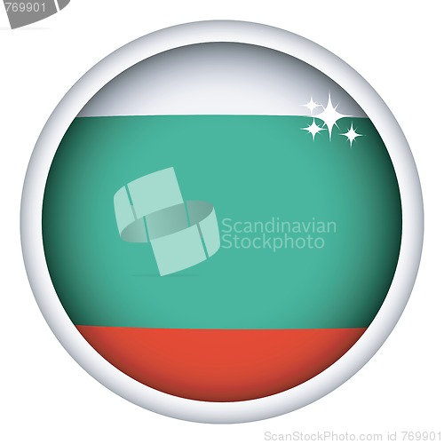 Image of Bulgarian flag button