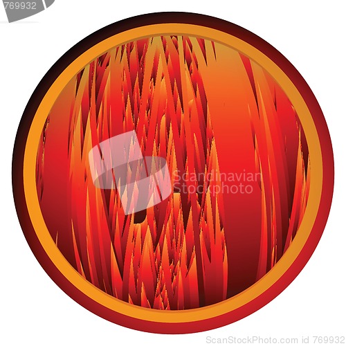 Image of flames background button