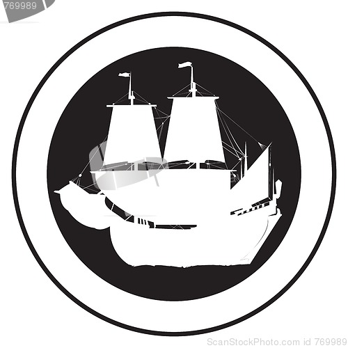 Image of Emblem of an old ship 2