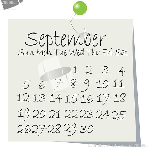 Image of Desktop calendar for 2010