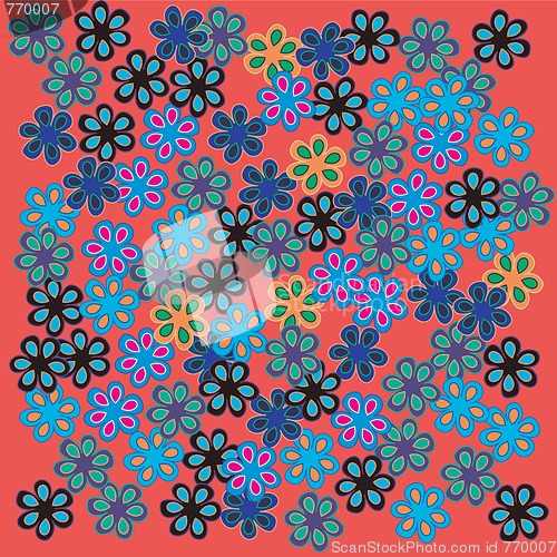 Image of Retro flowers