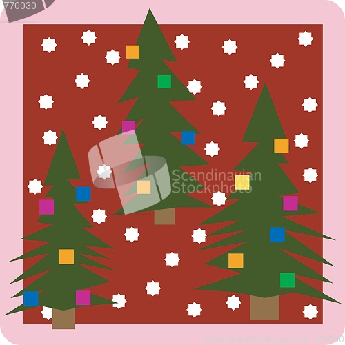 Image of Christmass trees icon