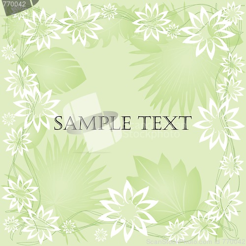 Image of Floral frame
