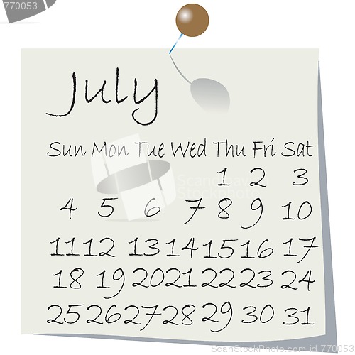 Image of Desktop calendar for 2010