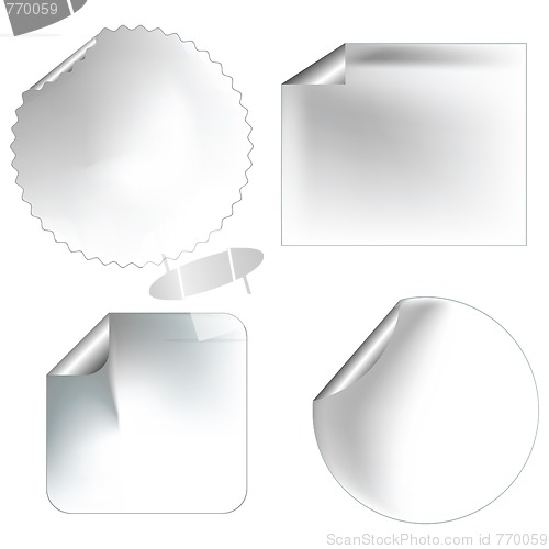 Image of  blanc stickers/labels