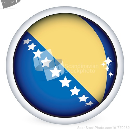 Image of Bosnia and Herzegovina flag button