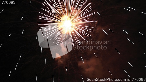 Image of Fireworks background