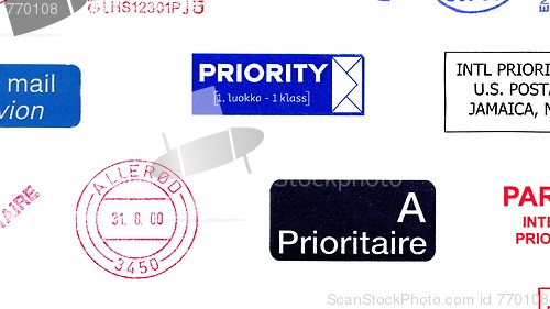 Image of Postage meters stamps