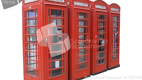 Image of London telephone box