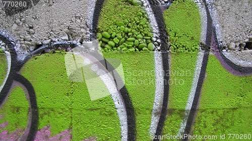 Image of Graffiti on concrete